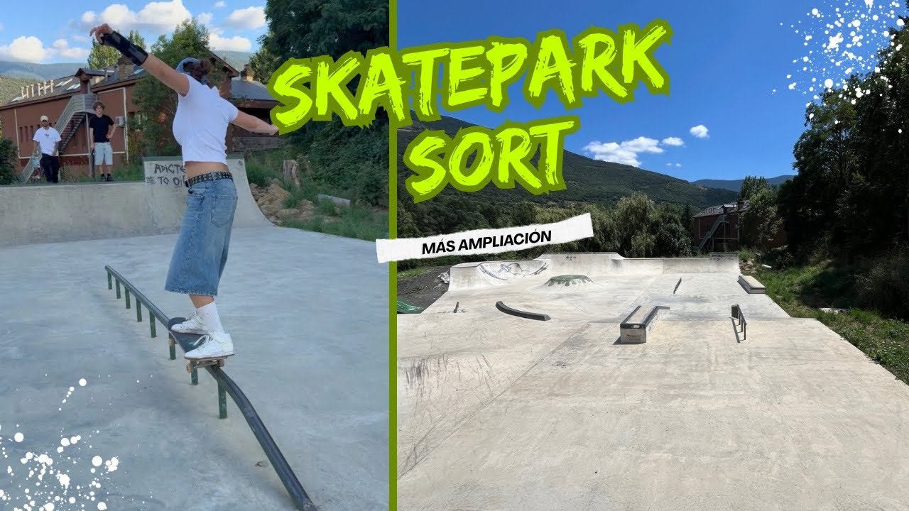 PATINANDO la ampliación del SKATEPARK de SORT.