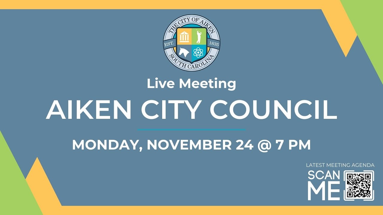 Aiken City Council Meeting November 24, 2025