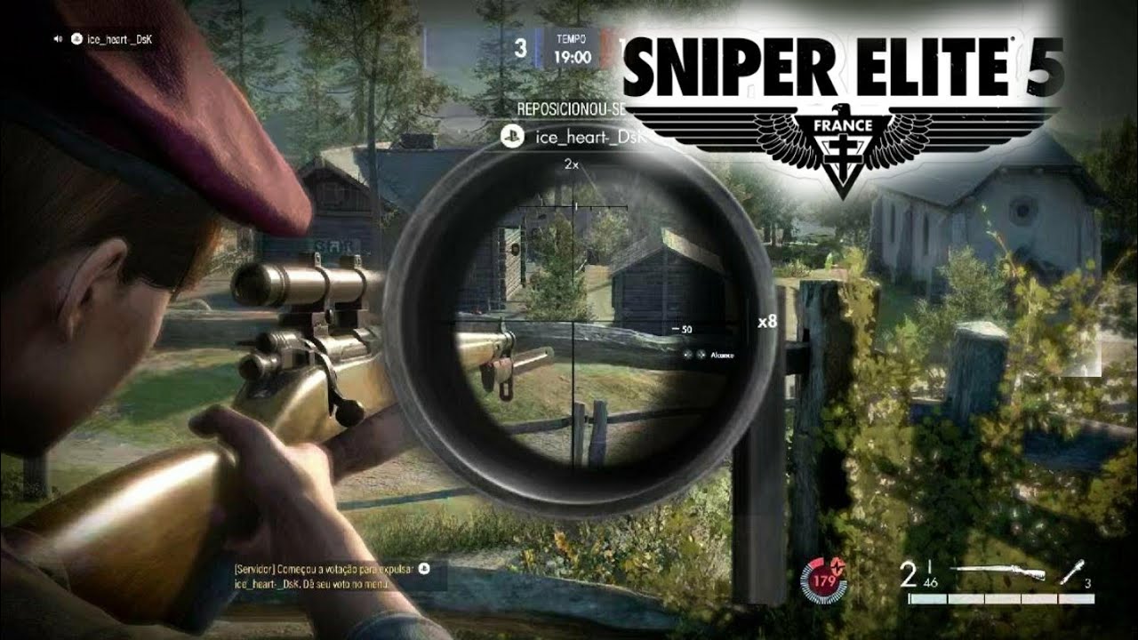 Sniper Elite 5_Team Deathmatch Gameplay Ps5 invasão Trend Beach
