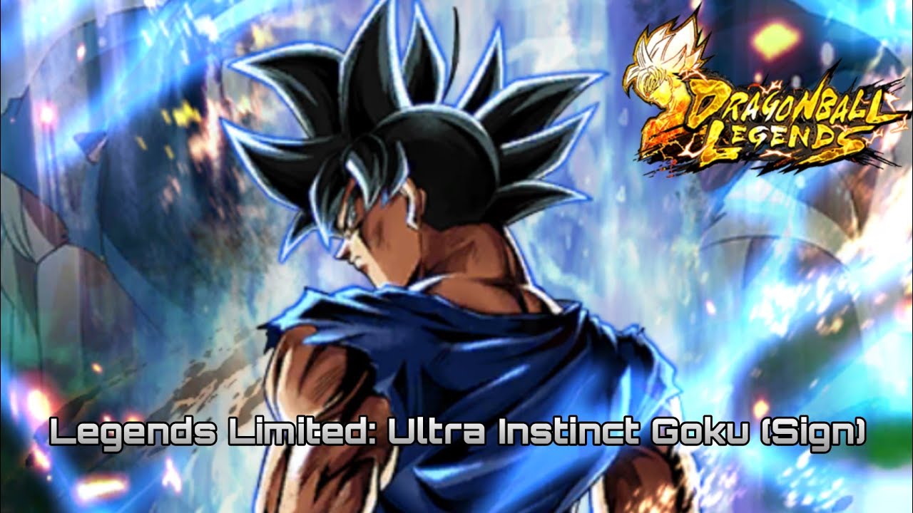Dragon Ball Legends: Legends Limited Ultra Instinct Goku (Sign) Special attack & Legendary Finish