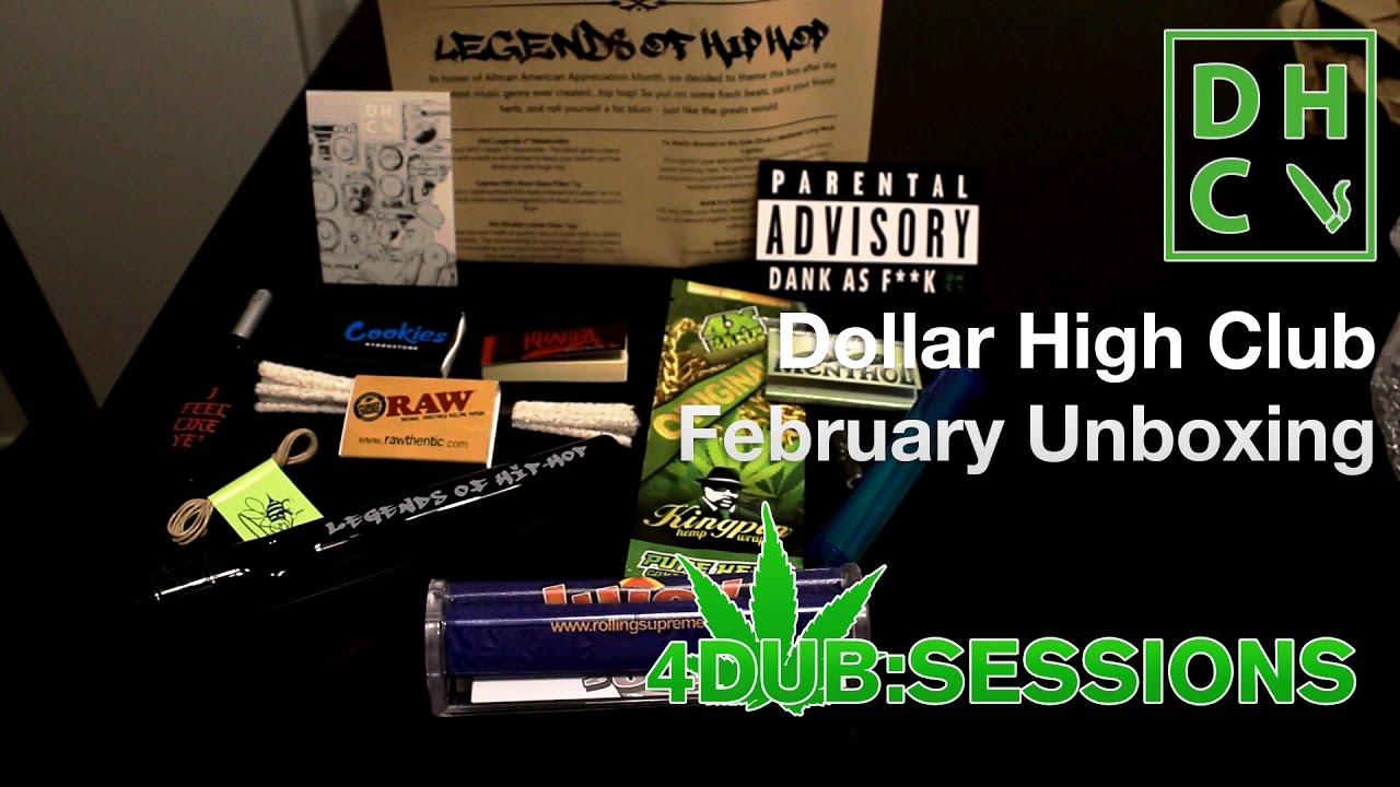 Unboxing - Dollar High Club February Box | 4DUB Sessions
