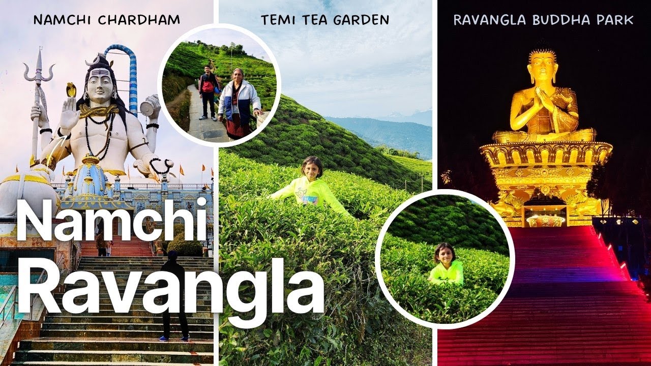 Temi Tea Garden | Namchi Chardham | Ravangla Buddha Park | Ravangla Hotels | সিকিমের পাহাড়ে (পর্ব-২)