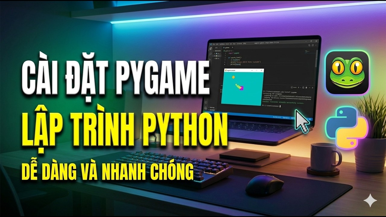 Cài đặt Pygame - Lập trình Python
