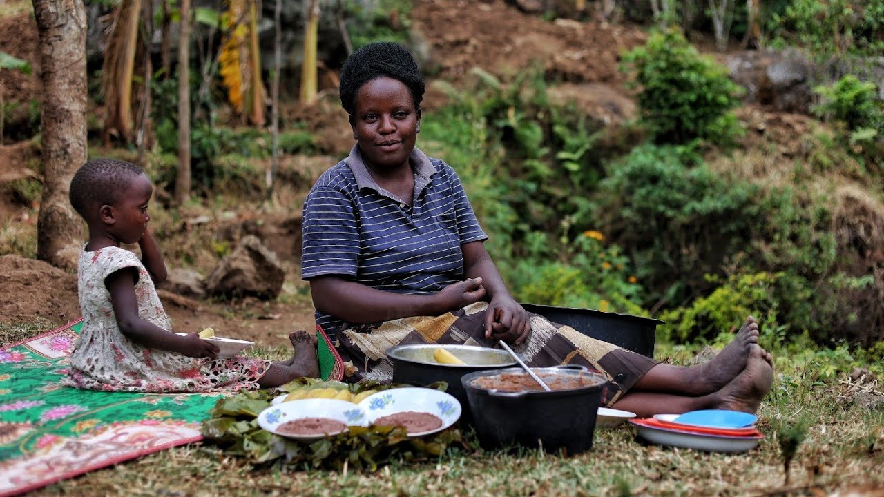 A Cultural Food From Eastern Tribe Of Uganda, Bagisu