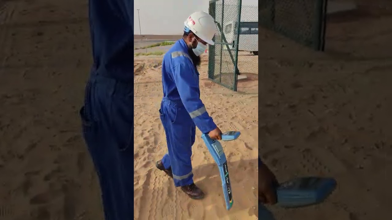 Use of Underground Cable Detector RD7200 instructed by Mohammad Tufail Ahmad