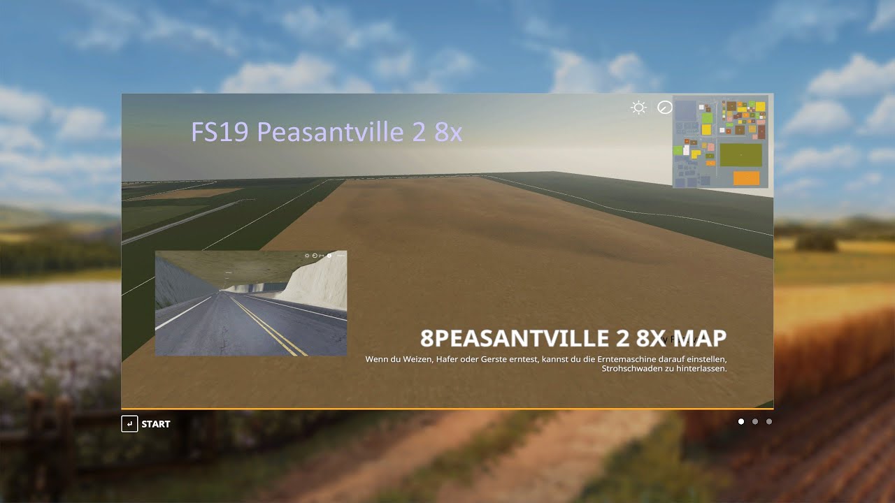 FS19 Peasantville 2 8x Production Beta Fly Thru