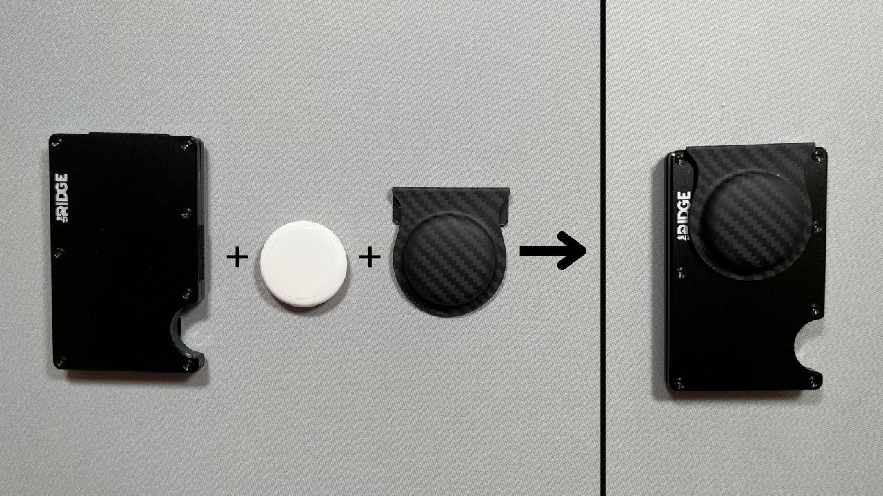 Ridge AirTag Carbon Case Unboxing, Installation, and Removal