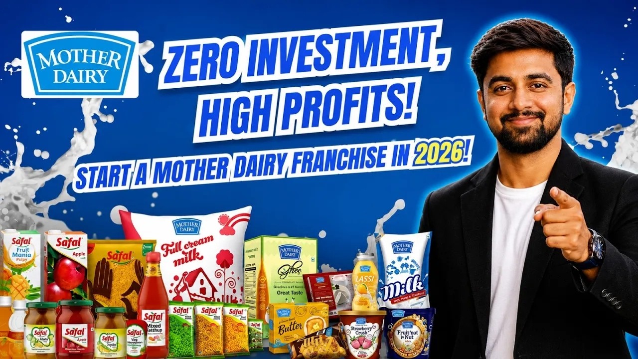 Mother Dairy Safal Franchise 2026 | Start a Business with Zero Investment, High Returns