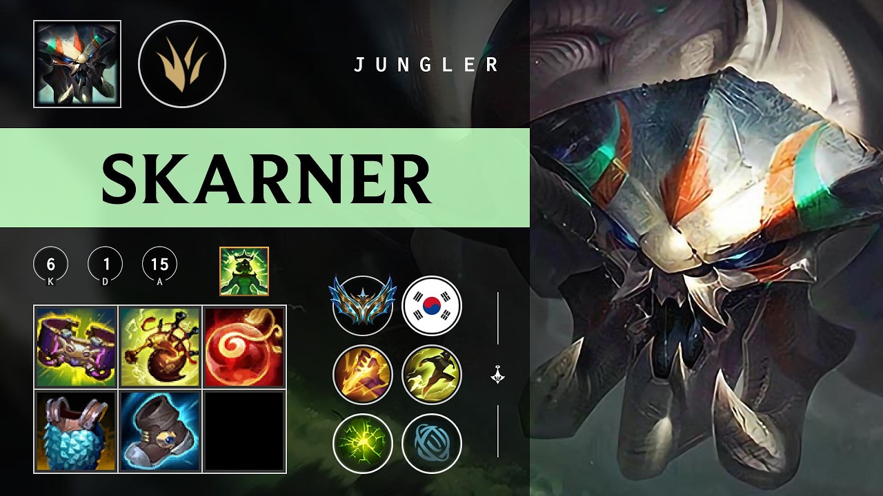 Skarner Jungle vs Rek'Sai - KR Challenger Patch 26.07