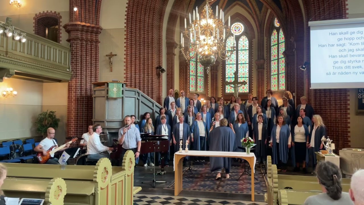 Välsignelsen med Eslöv Gospel i Eslövs kyrka 2024-09-22