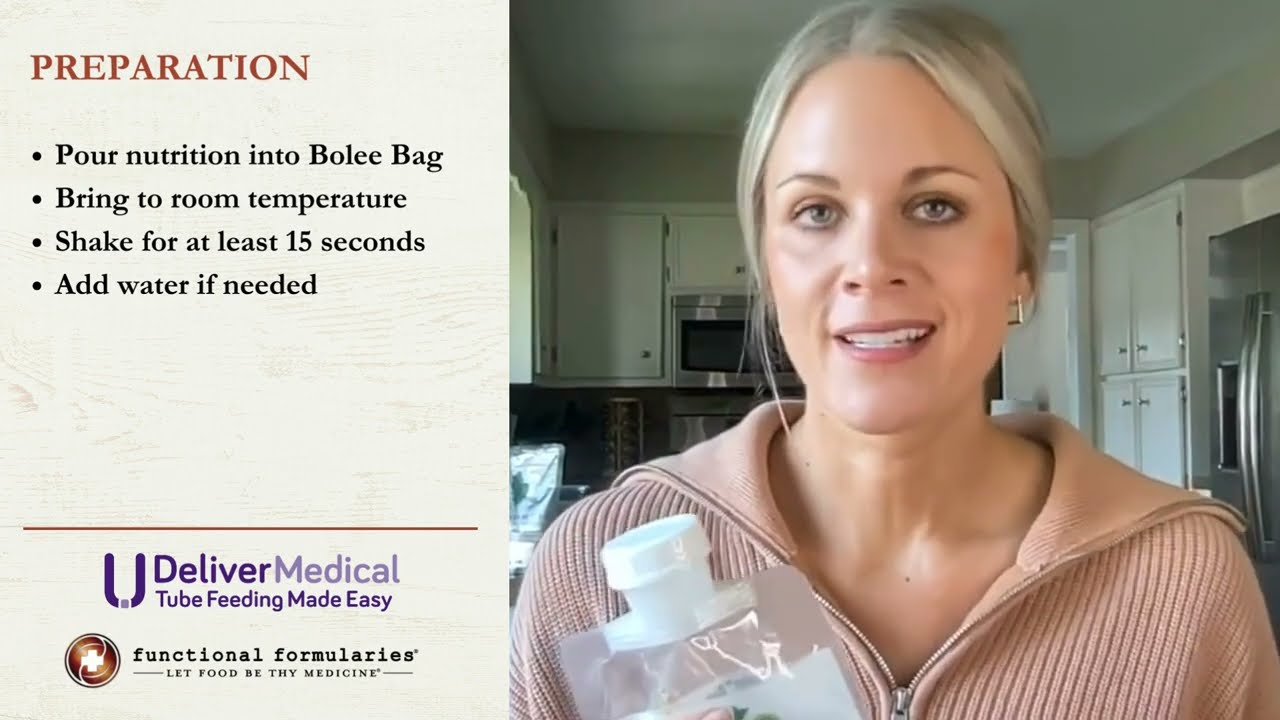 Functional Formularies & The Bolee Bag for home tube feeding