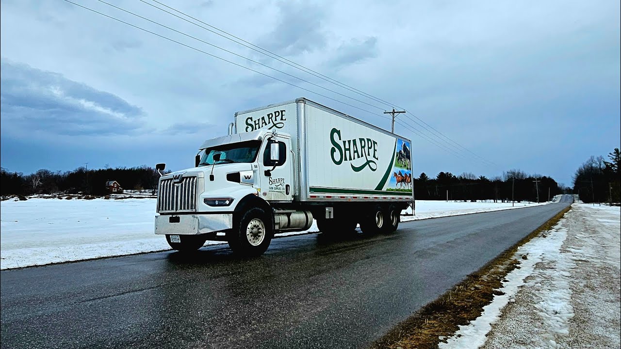 20 year old drives 2025 Western-Star 49x for feed deliveries!