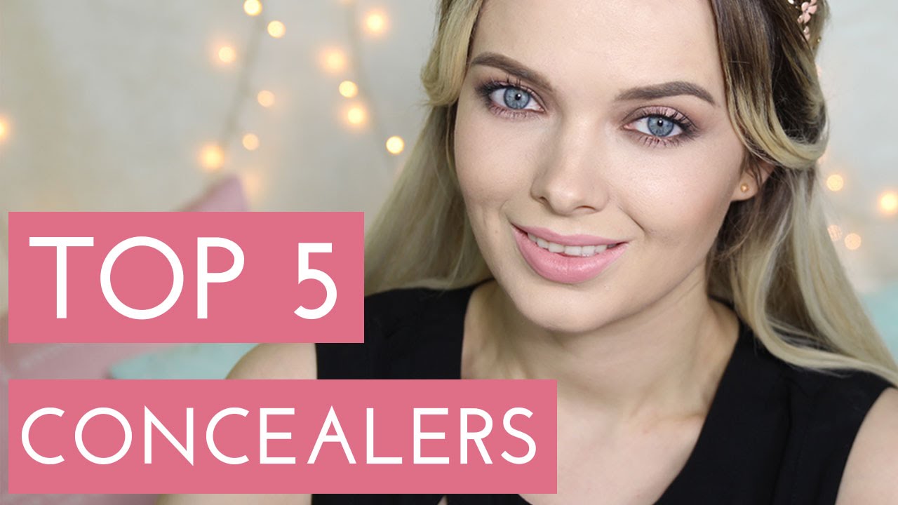 TOP 5:  Concealers // Acne Coverage & Under Eye // MyPaleSkin