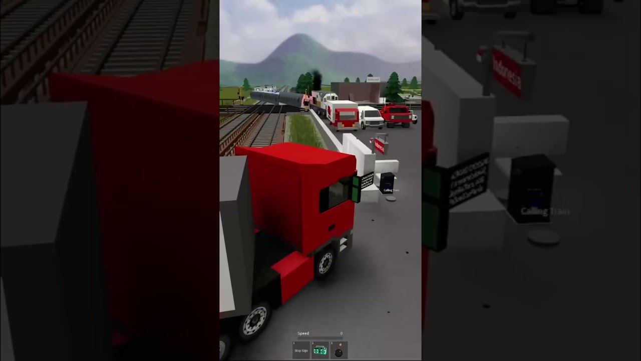 #5 Epic Train Crash! Truck Stuck in Crazy Derailment Chaos!  #roblox #amazingroblox