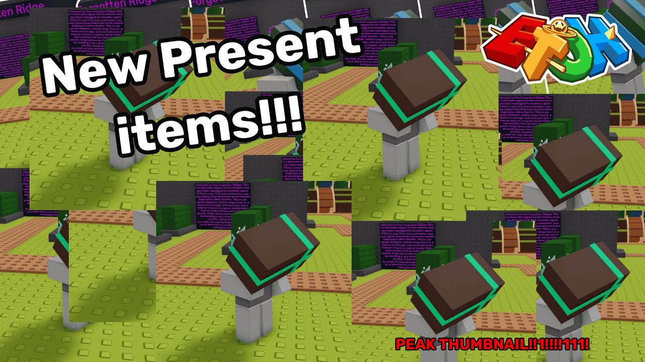 All new CE2024 present items! - EToH Roblox