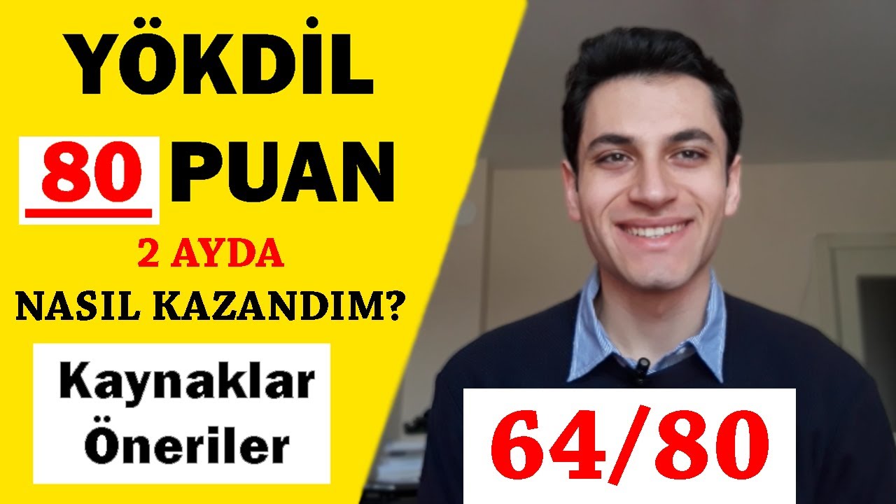 YÖKDİL' den nasıl 80 Puan Aldım? | 2 Ayda Barajı Rahatça Geç !!
