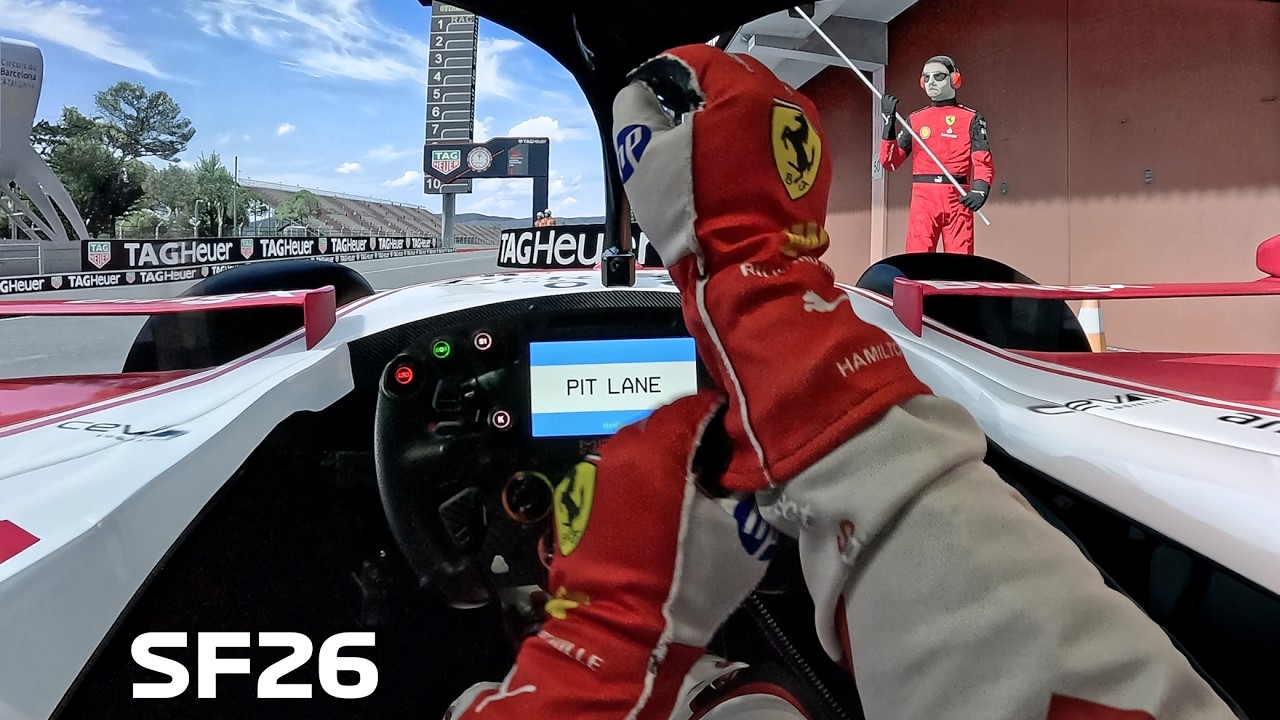 Hamilton's Ferrari SF26 is SCARY Fast! | Barcelona | AC