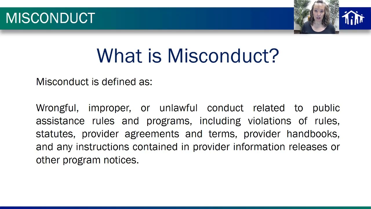 Medicaid Fraud, Abuse and Misconduct Presentation
