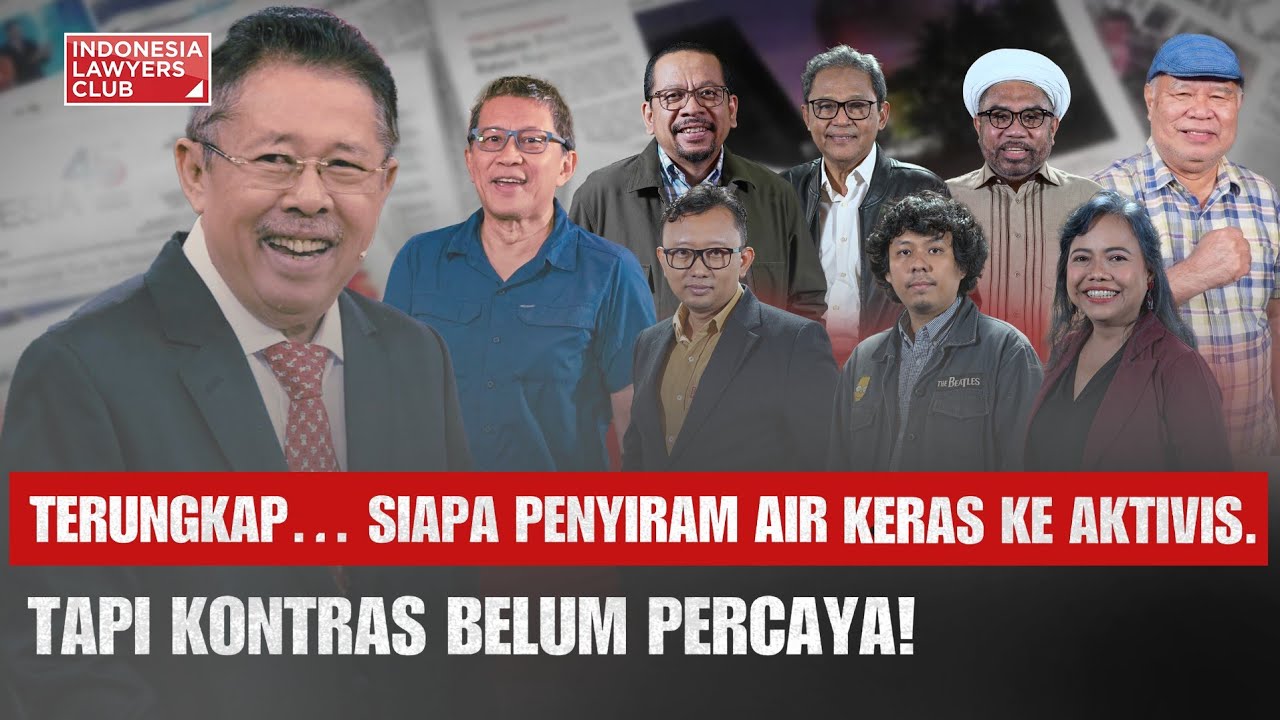 TERUNGKAP! SIAPA PENYIRAM AIR KERAS KE AKTIVIS KONTRAS