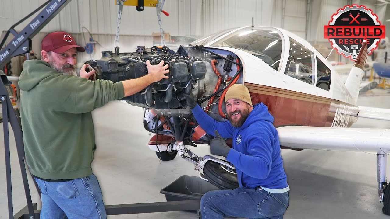 Rebuilding our CRASHED Piper Pa28 235 Airplane