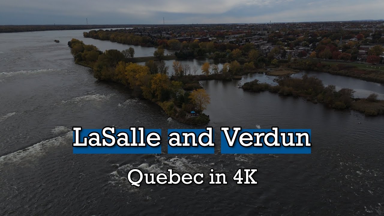 LaSalle and Verdun in the Fall (Drone 4K)
