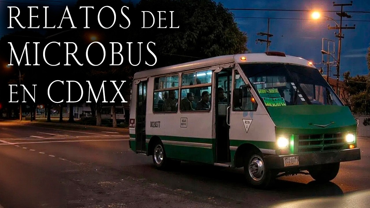 5 HISTORIAS de TERROR del MICROBÚS en CDMX - Relatos de Terror