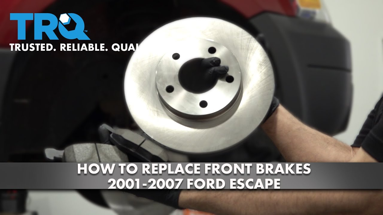 Как заменить передние тормоза Ford Escape 2001-2007