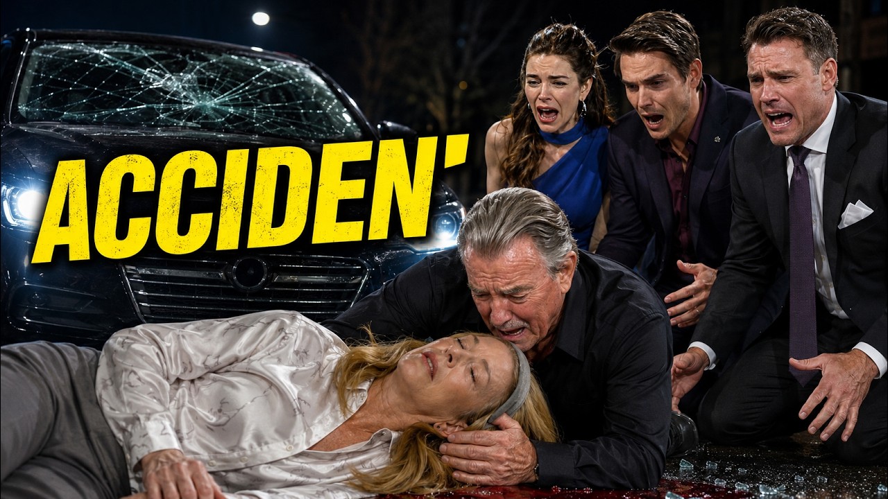 CBS Y&R:Nikki blinded ran into the road and was hit by a car - Victor and the Newman family panicked