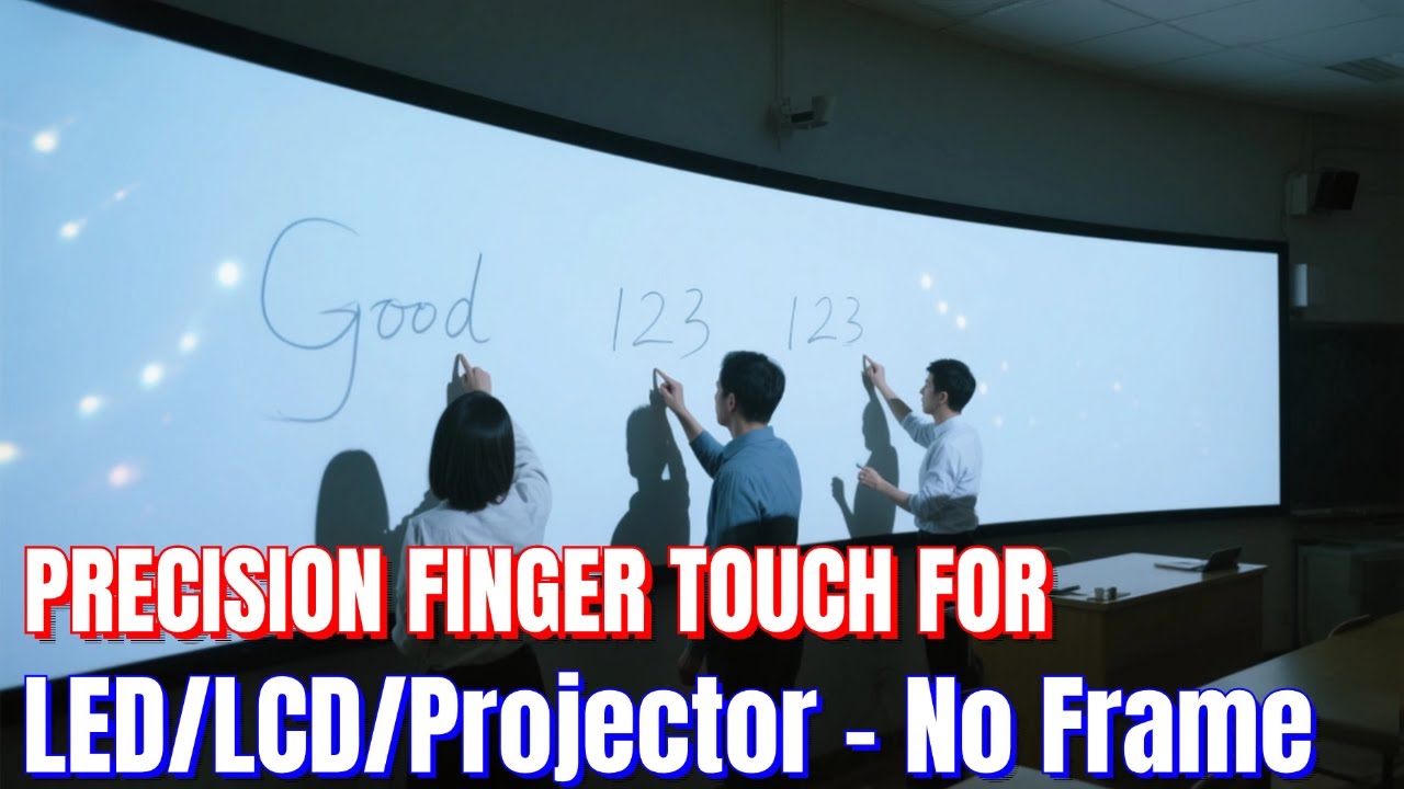 How to Turn Display Wall into an Interactive Wall Touchscreen-LED,LCD&Projection for Gaming&Teaching