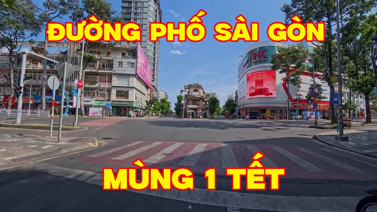 ĐƯỜNG PHỐ SÀI GÒN-SÁNG MÙNG 1 TẾT 2026, TẾT NGUYÊN ĐÁN l LANG THANG SÀI GÒN