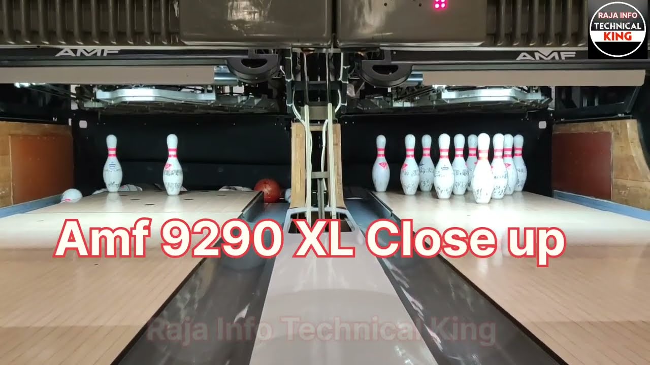 Amf 8290XL Bowling 🎳 Close up Spotting/Respotting/Amf Machine Working - part3