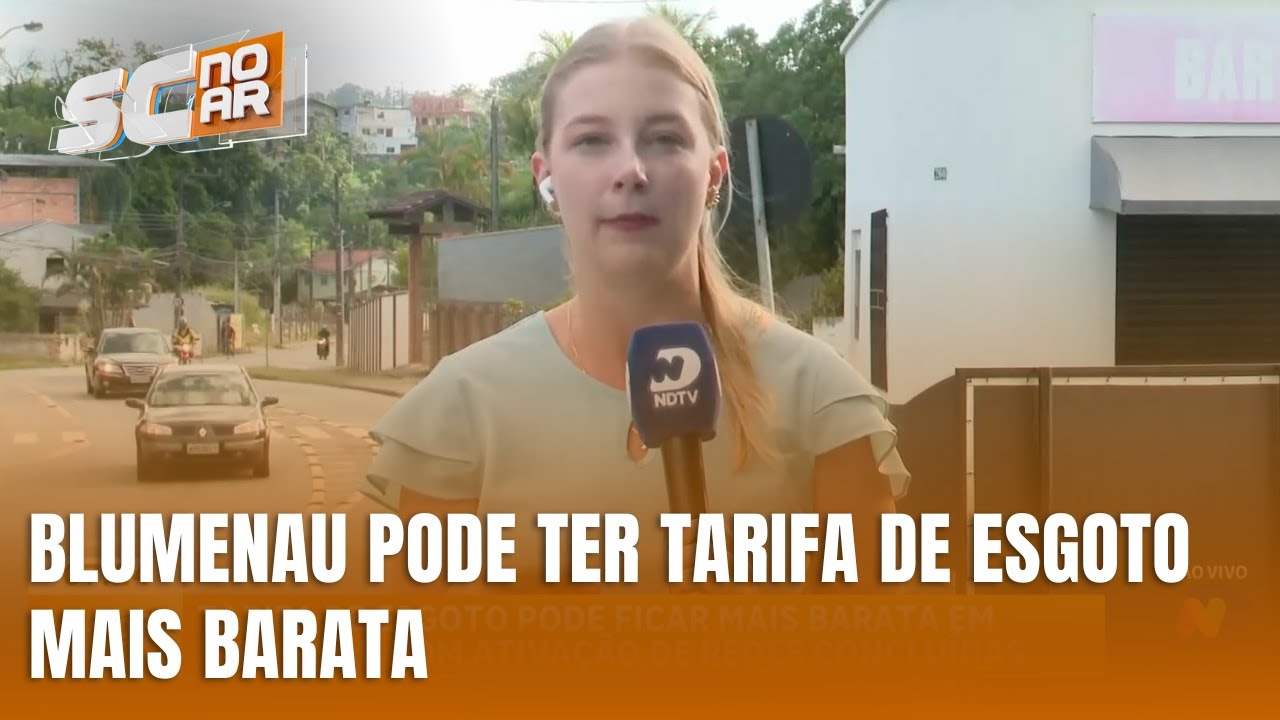 Blumenau pode ter redução na tarifa de esgoto em 2026