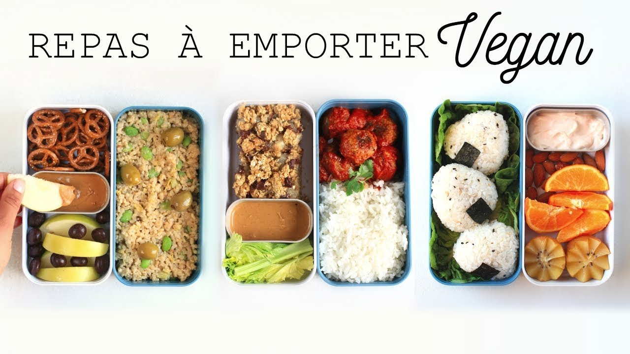 REPAS À EMPORTER | VEGAN & FACILE