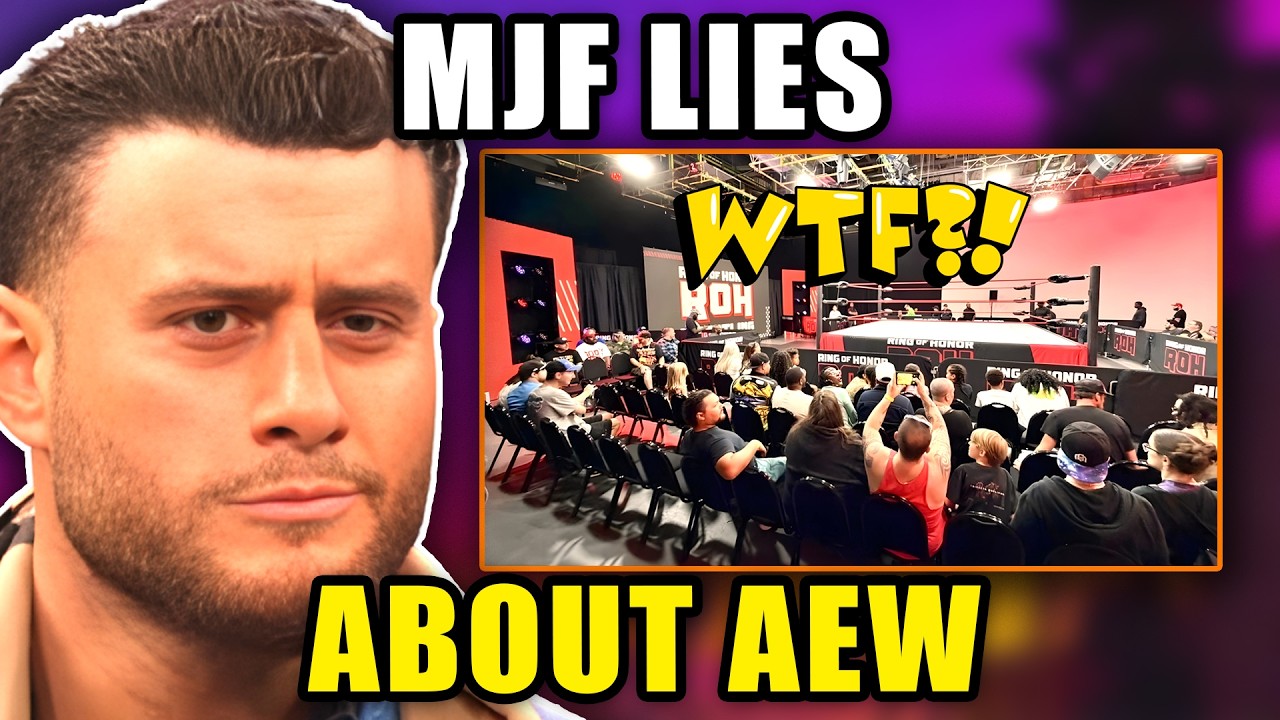MJF LIES About AEW Being Up Year Over Year! ROH Gets CLOWNED By IWC For Studio Show!
