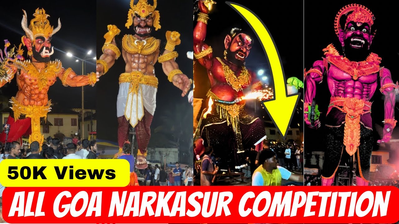 All Goa Narkasur Competition 2025 | Narkasur Competition in Goa 2025 | Narkasur in Goa | Ravana 