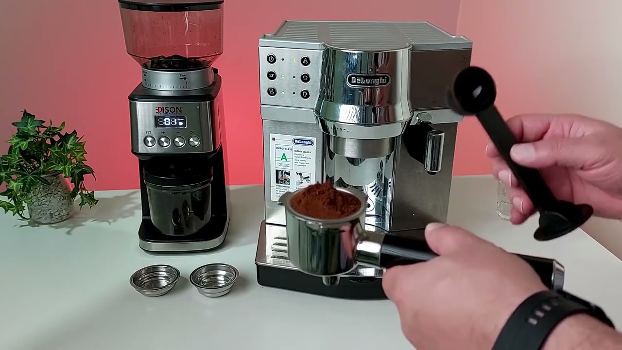 شرح مفصل مكينة القهوة ديلونجي الاوتوماتيكية delonghi ec850