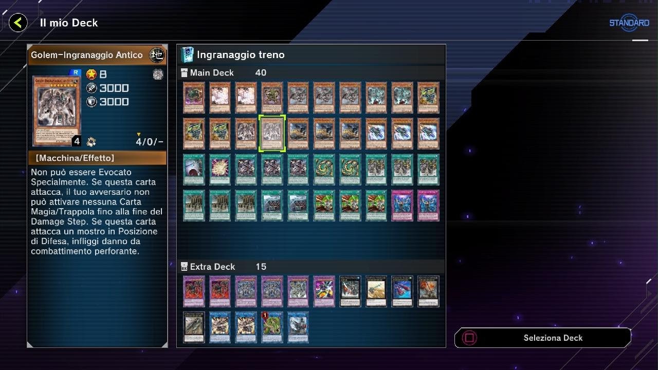 Yu-Gi-Oh! Master Duel deck ingranaggio antico / ancient gear