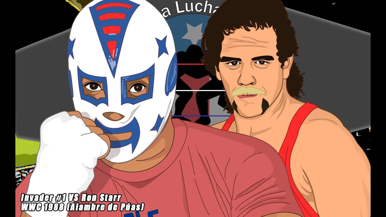 WWC Invader #1 VS Ron Starr Alambre de Púas