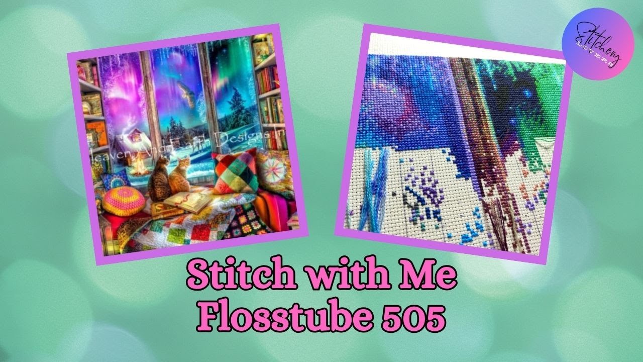 Stitch with Me The HAED Mini The Winter Reading Nook | Flosstube #505 | STITCHERY LOVERS