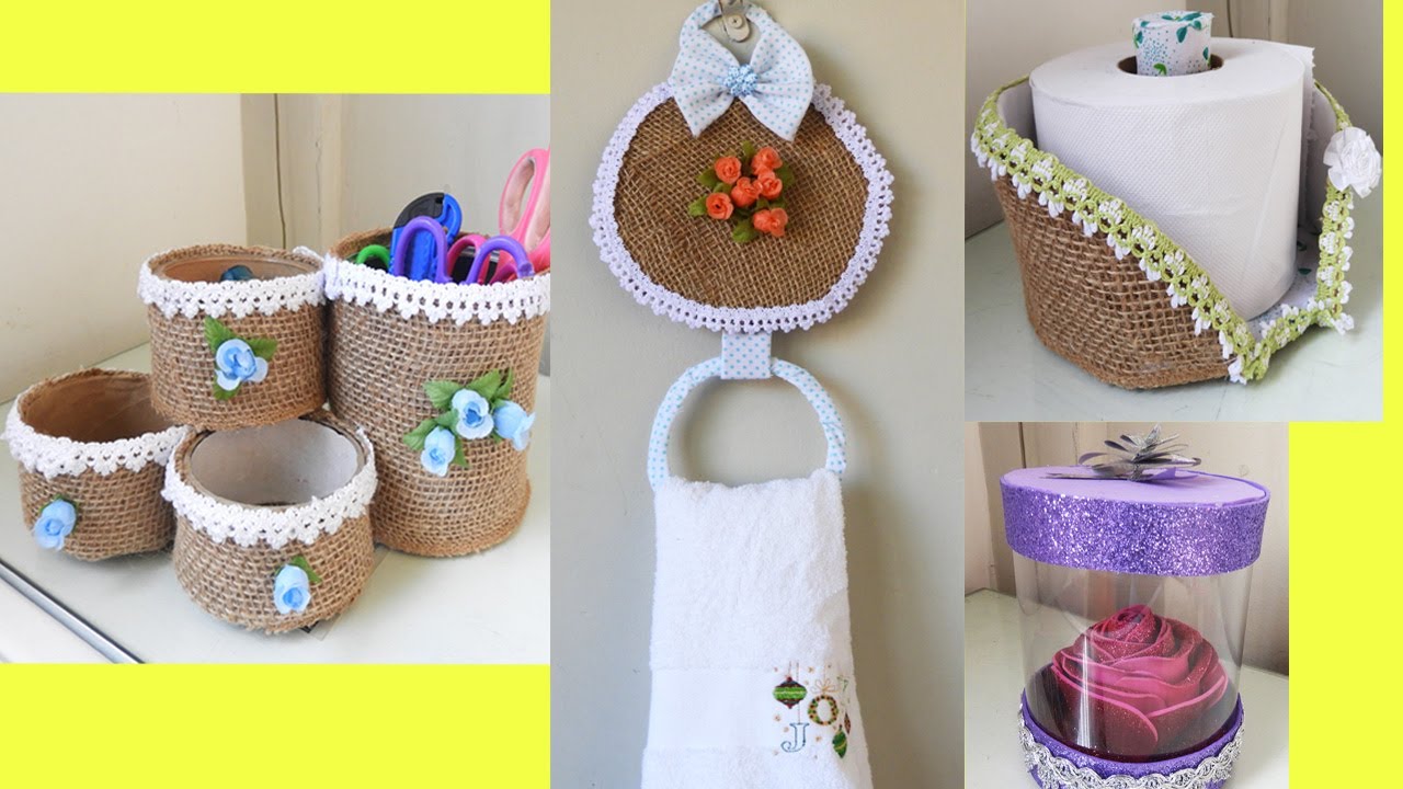 4 MANUALIDADES FÁCILES CON RECICLAJE 👌 EASY CRAFTS WITH RECYCLING