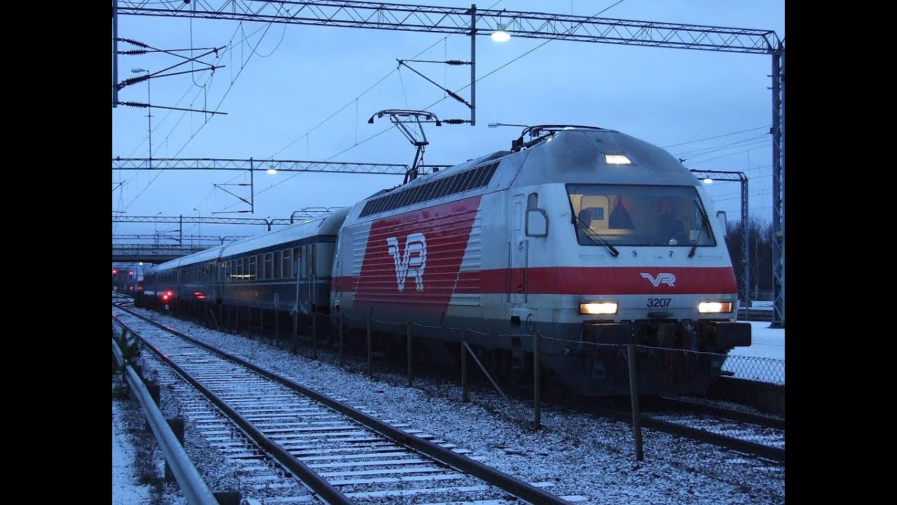 Sr2 vetureita juna asemilla vuonna 2025