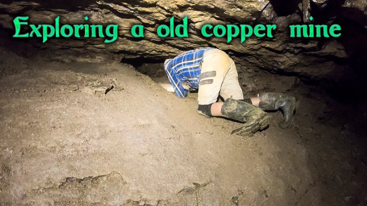 Exploring a old copper mine