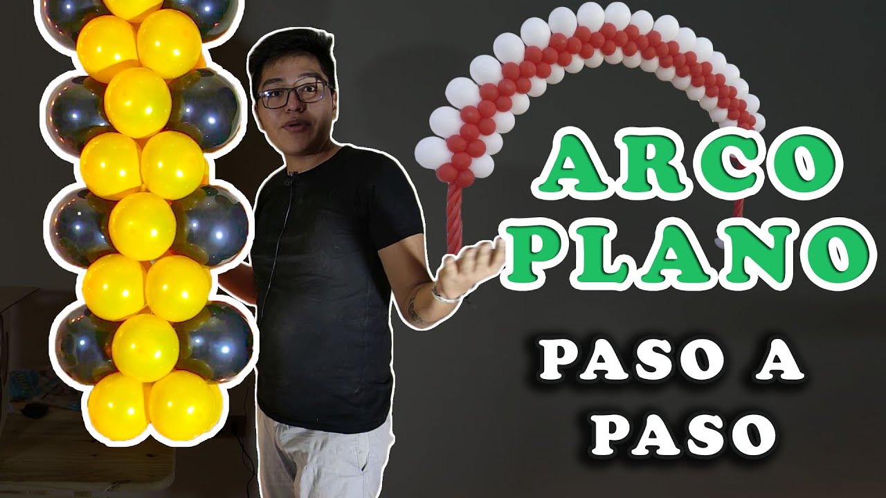✅ COMO HACER ARCOS PLANOS 🎈