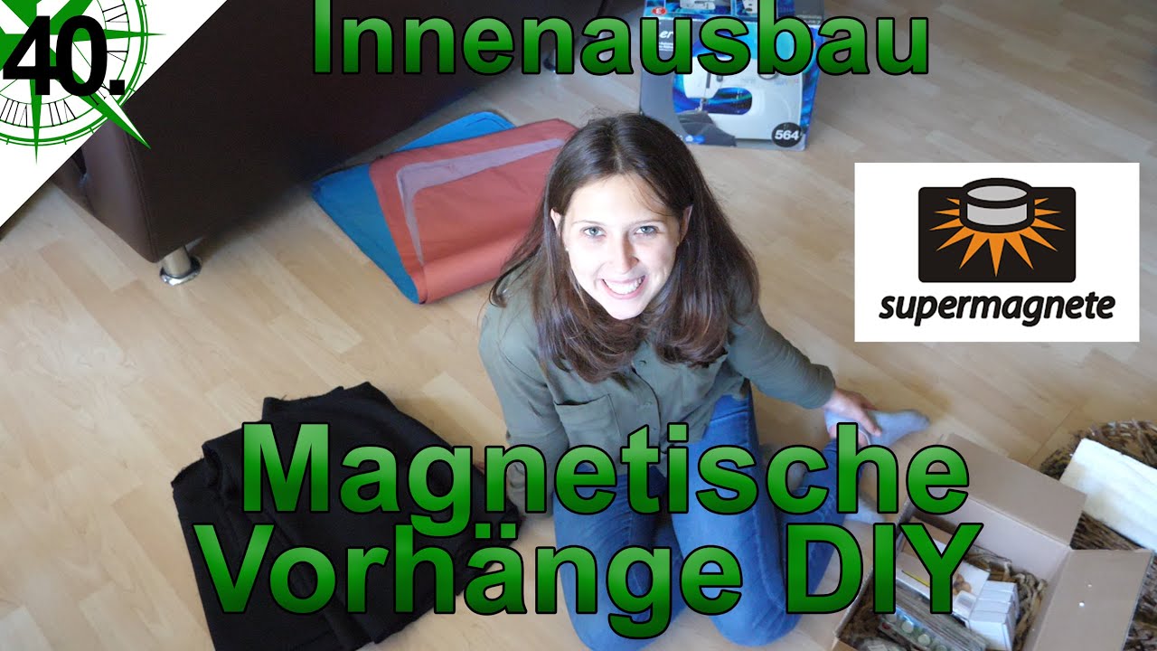 Innenausbau | Magnetische Vorhänge DIY | Supermagnete.de | VW T4 Syncro Offroad Camper | #40.