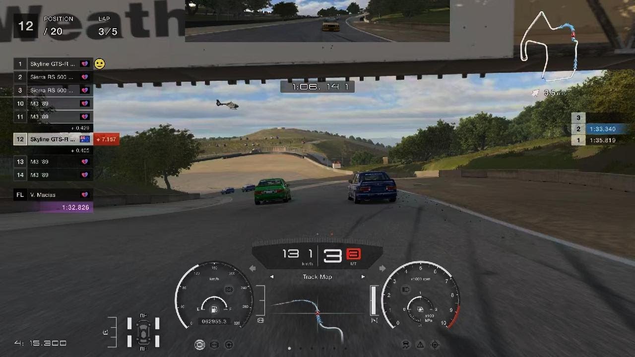 GT7 vs GT SOPHY at Laguna Seca