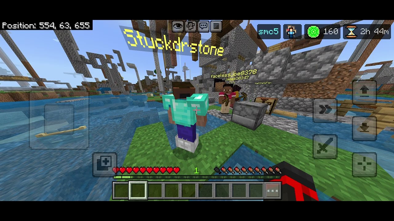 Annoying people on the lifeboat smp until I find lava.