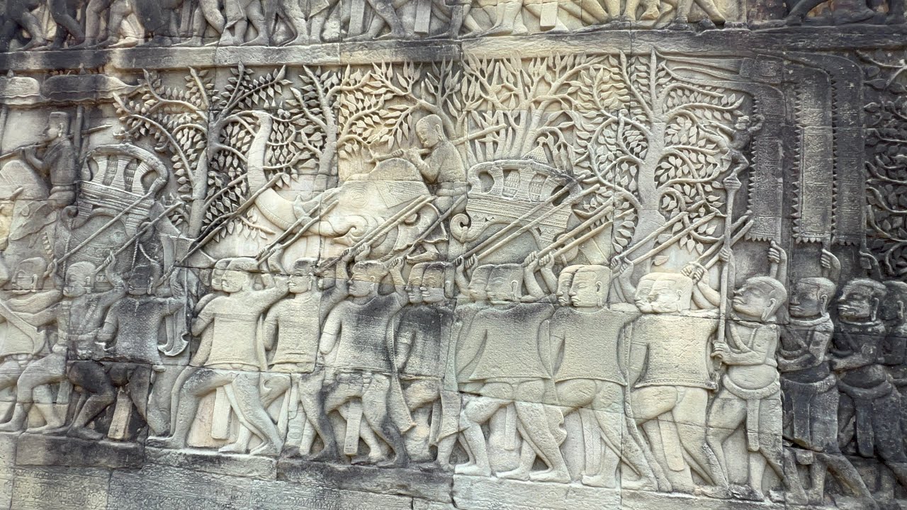 Epi #18: The outer gallery: historical events & everyday life, culture, war of Khmer in Angkor Era
