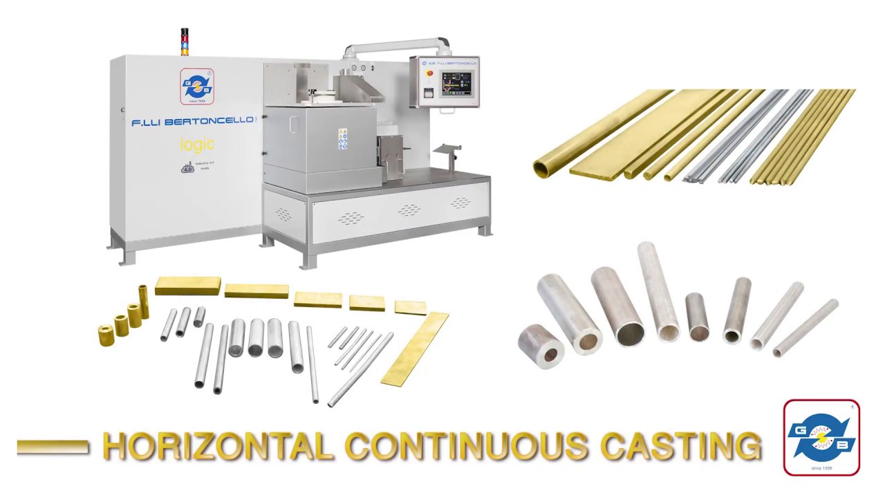 LOGIC - Horizontal continuous casting double induction furnaces - (GB F.lli Bertoncello srl)