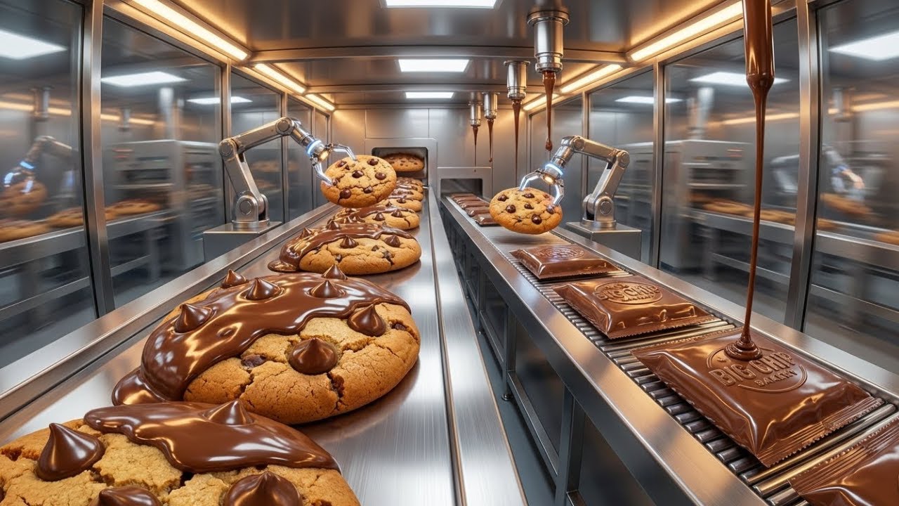 Inside the Chocolate Chip Cookie Factory | Full Process How Million-Dollar Cookies Are Made