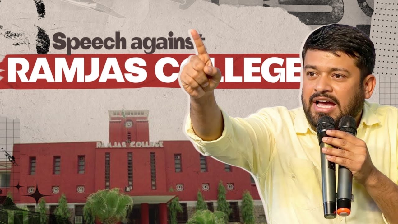 KANHAIYA KUMAR Latest Speech Against RAMJAS COLLEGE Row 2017